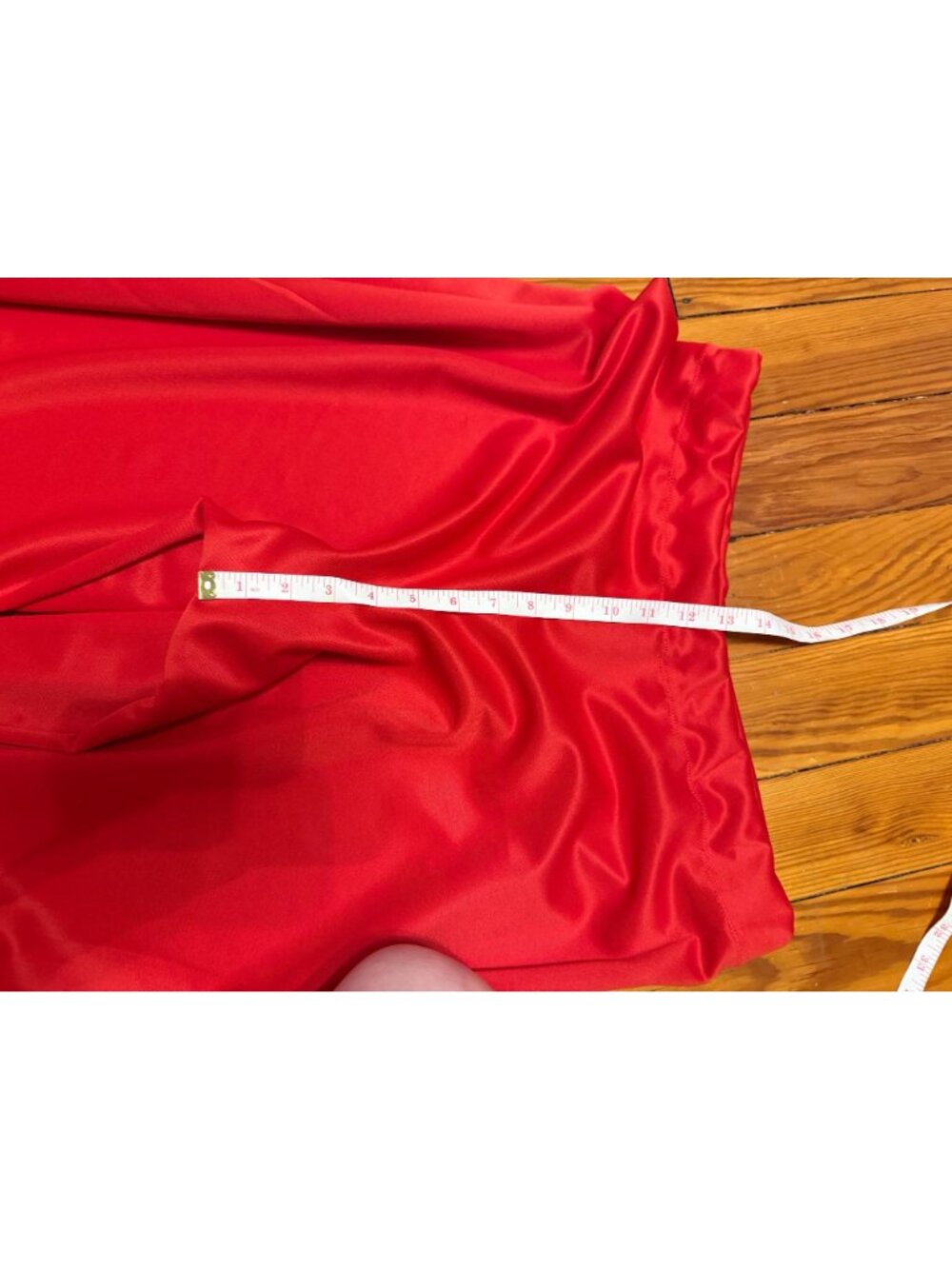 Handmade Stilt Pants Red Wide Leg Circus Pants Stretch High Rise Unisex - Picture 9 of 13